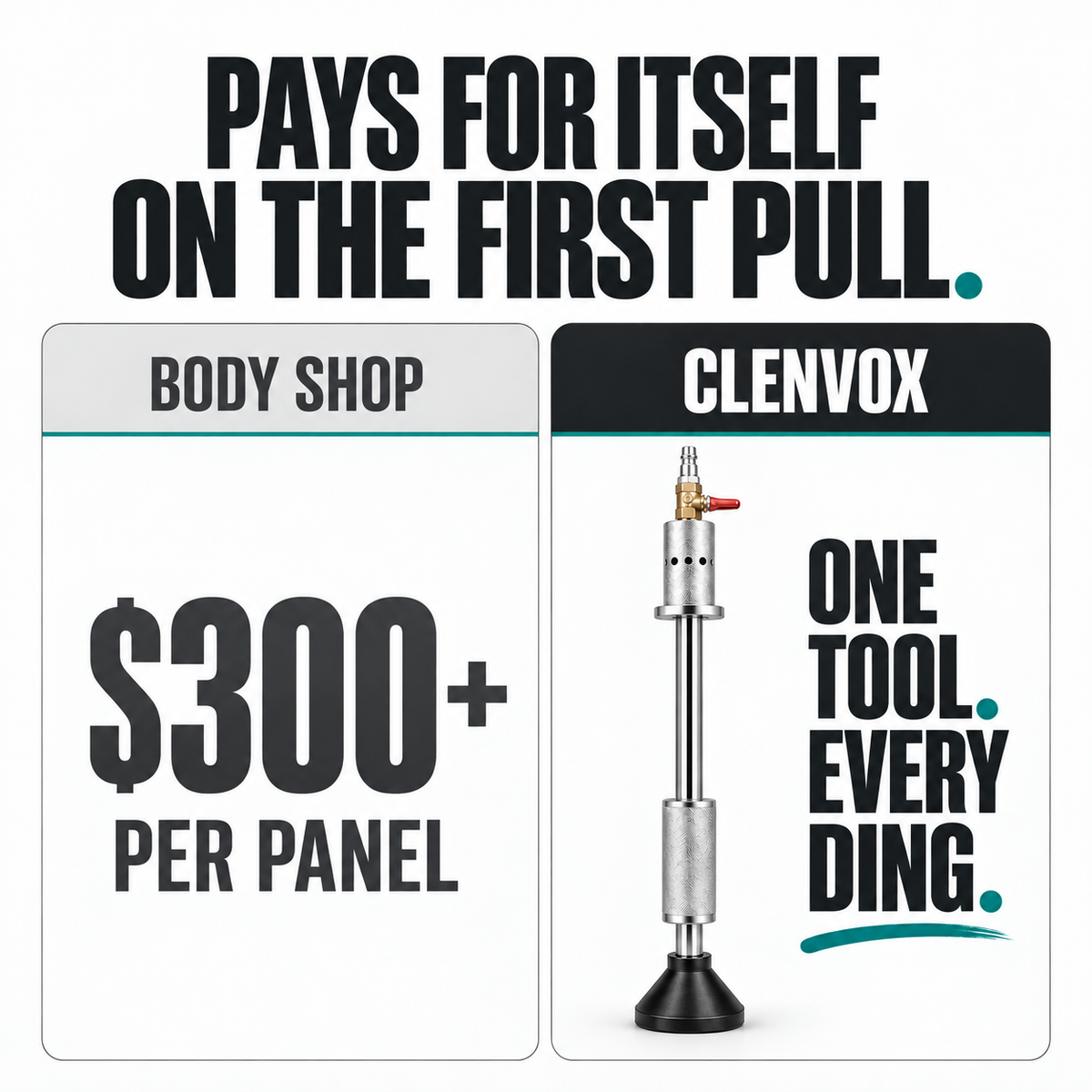 Clenvox™ Pneumatic Dent Puller