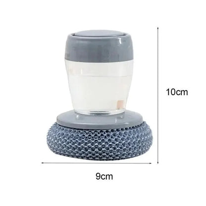 Soap-Dispensing Dishwashing Brush