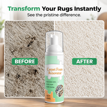 🔥60% OFF TODAY🔥 Waterless Carpet Foam Stain Remover with Towel