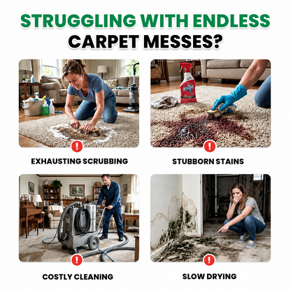 🔥60% OFF TODAY🔥 Waterless Carpet Foam Stain Remover with Towel