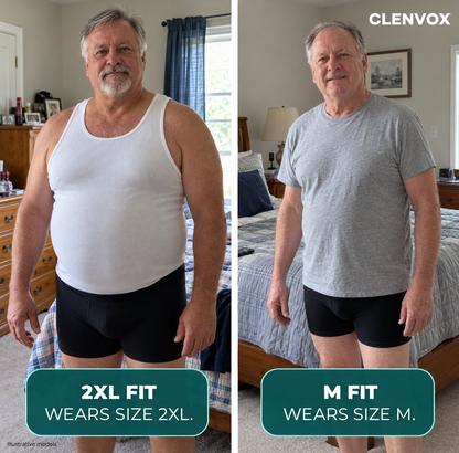 Clenvox™ Men’s Ultra-Absorbent Incontinence Boxer Brief