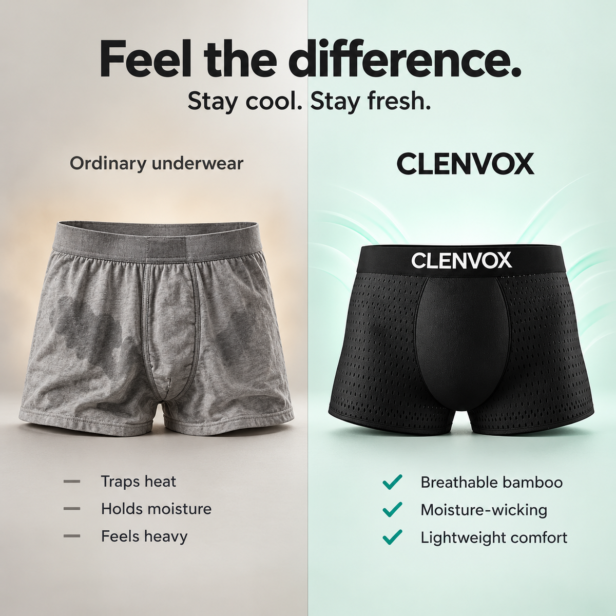 Clenvox™ Essentials Bamboo Boxer