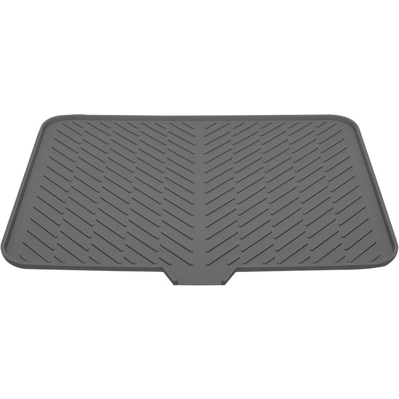 Silicone Drying Mat with Drain Lip
