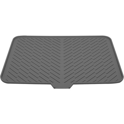 Silicone Drying Mat with Drain Lip